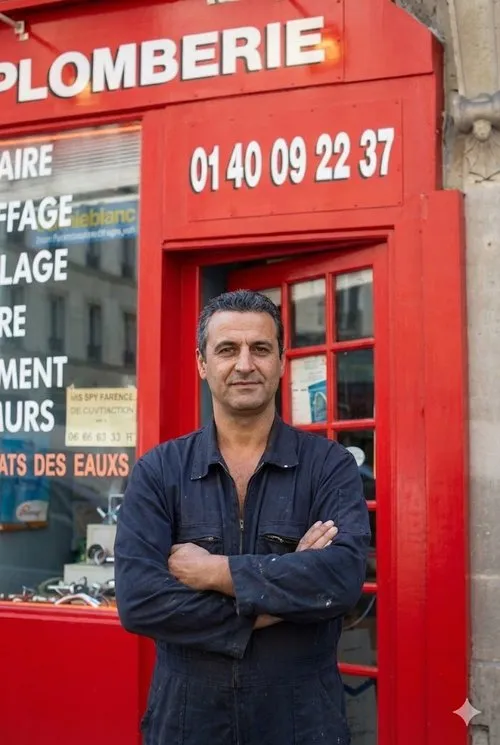 M. Baranès, artisan plombier à Paris 11 depuis 1993
